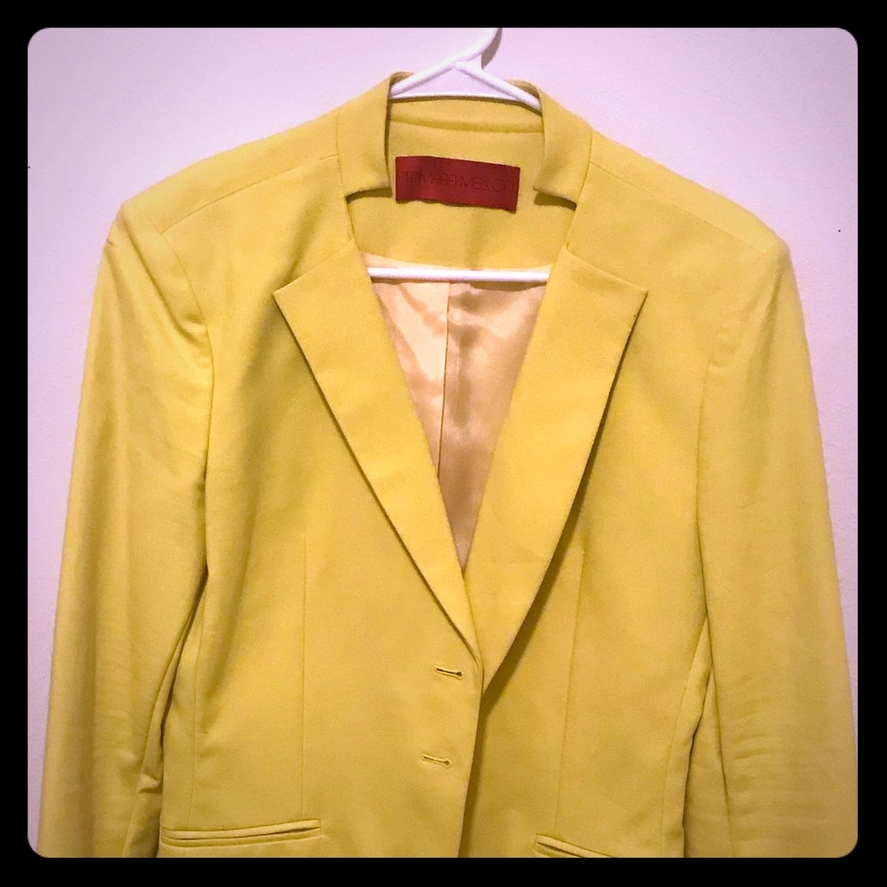 Yellow Tamara Mellon blazer